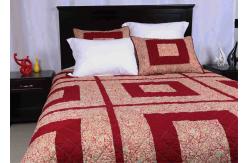 China Polyester / Cotton Bedspread And Coverlets Machine Quilting With Different Size supplier