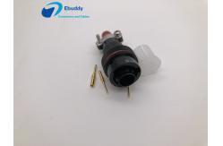 China Straight Plug Circular Cable Connectors 3 Pin  XC14T3KH With 1 Year Warranty supplier