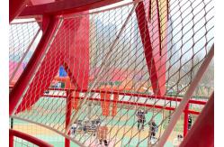 China Non Rusting 4.0mm Stainless Steel Rope Mesh Netting For Playground supplier