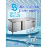 450L 2 Door Undercounter Freezer Large Compact Commercial Refrigerator Freezer for sale