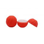 Empty Egg Shape Glossy Lipstick Container 7g Plastic Round Ball Lip Balm Tube for sale