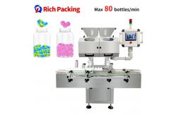 China Flip - Flop Capsule Automatic Counting Machine High Speed 20-80 Bottle / Min supplier
