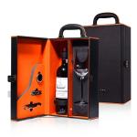 CMYK Litho Printing Wine Bottle Gift Boxes ISO Liquor Gift Box Packaging for sale