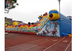China Factory Mickey Pan Themed Inflatable House And Slide Jumping Castle supplier