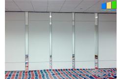 China White Melamine Movable Partition Walls Aluminum Frame Folding Panel Customized Office supplier