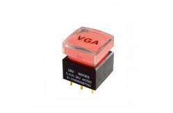 China Square Push Button RGB Illuminated LED Switch 15x15 supplier