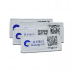 ISO18000-6C Passive RFID Laundry Tag NXP UCODE8 Chip With Barcode Printing for sale