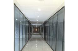 China Tempered Glass Soundproof Fireproof Seperation Wall Glass Partition Wall For Office supplier