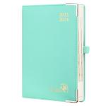 Custom 2024 Daily Planner Light Green Daily Weekly Planner White Inner Pages for sale