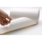 Matte White 1Mil Permanent Adhesive Antistatic Polyimide Reusable Sticker Materials With  Glassine