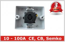 China Polycarbonate Box IP65 10A 16A 20 Amp Rotary Switch waterproof Isolator supplier