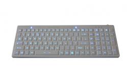 China Silicone Rubber Backlit Medical Keyboard FCC Ruggedized supplier