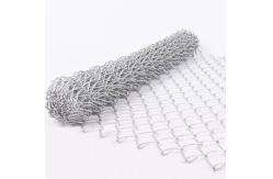 China 8 Gauge Galvanized Diamond Chain Link Fence Manual Operated Iron supplier