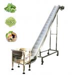 High Capacity Granule PVC PU Belt Incline Conveyor With Hopper for sale