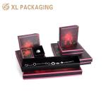 Customized Shape Paper Lid And Base Box Necklace Bracelet Jewelry Packaging Box With Logo for sale