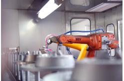 China Electric Control Dip Coating System Automobile Brake Disc Induction Heating Spray Line supplier