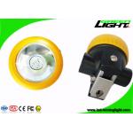 0.74W Portable LED Mining Light 96lum 5000Lux PTC Protected Rechargeable Miners Carbide Headlamp for sale