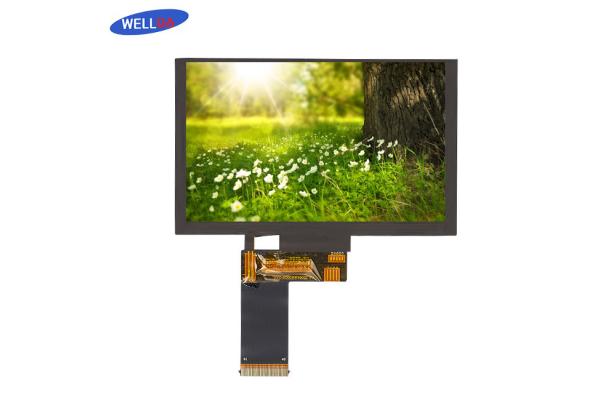 Normally Black IPS LCD Display 5 Inch LCD Module ST7262 Driver lC