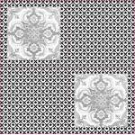 18gsm Silver Flower Printed Paper Napkin For Parties SGS FDA Listed for sale