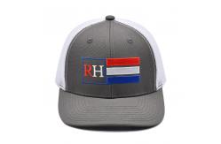 China Pre curved Richardson 112 Trucker Hats 6 Panel Flat Embroidery Custom Logo supplier