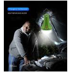 2 Bulbs 435lum Solar Panel Energy System 10400mAH Solar Charger Light Kit