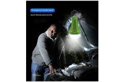 China 2 Bulbs 435lum Solar Panel Energy System 10400mAH Solar Charger Light Kit supplier