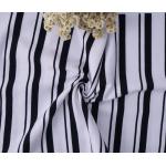 Pure Cotton Striped Knit Fabric 175cm 185gsm Soft Sweatshirt Cloth for sale