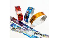 China Adjustable Waterproof Tyvek Paper Wristbands With Custom Logo Printing supplier