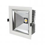 COB Square LED Downlight IP65 External Current LED Driver 10W 20W 30W 40W
