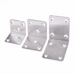 Custom Zinc Plated Carbon Steel Angle Bracket Galvanized Metal Steel Wood Connector Angle Corner Brackets for sale