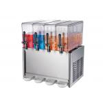 4 Tanks Buffet Cold Drink Dispenser / Commercial Juice Dispensers With Pump Spraying System for sale