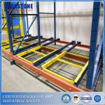 Safe Loading And Retrieval Push Back Racking Storage System