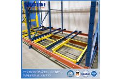 China Safe Loading And Retrieval Push Back Racking Storage System supplier