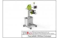China Customized Automatic Bottle Top Labeler Without Conveyor STL-W supplier