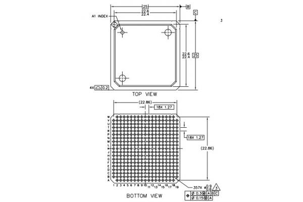 Integrated Circuit Chip AA-AADXCF-FREQ XCF5272VF66 MOTOROLA BGA