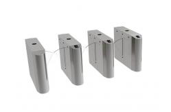 China Brushless Motor RGB LED Indicator Flap Barrier Gate SS304 Cabinet supplier