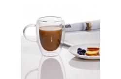 China OEM Borosilicate Double Wall Glass Tea Insulated Cups 80ml supplier