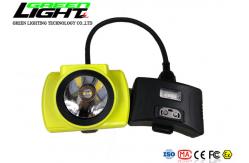 China OLED Screen 6.8Ah Battery 18000lux 2.3W LED Mining Cap Lamp supplier