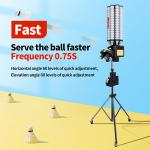 SIBOASI B7 Badminton Shuttlecock Feeder Machine Smart Badminton Shooting Machine for Training for sale
