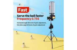 China SIBOASI B7 Badminton Shuttlecock Feeder Machine Smart Badminton Shooting Machine for Training supplier