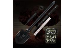 China Multifunctional Tactical Engineer Shovel Toughness Alloy Black Blade L67cm supplier