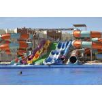 1 People Backyard fibreglass pool water slide 7m Width