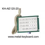 Anti Vandal Stainless steel keypad with custom layout , Panel mount Keypad for sale