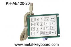China Anti Vandal Stainless steel keypad with custom layout , Panel mount Keypad supplier