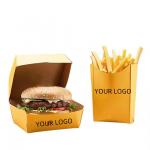 Automatic Printing Hamburger Boxes Disposable Takeaway Packaging for sale
