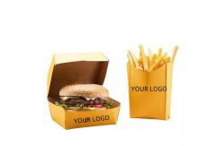 China Automatic Printing Hamburger Boxes Disposable Takeaway Packaging supplier