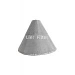 Excellent Cleaning Welded Conical Sintered Mesh Filter Heat Resistant for sale