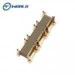 Titanium Anodize Brass Turning Parts , LGS Standard Precision Brass Components for sale