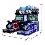 42LCD Double Players Speed Motorcycle Arcade Game Machine Original Design for sale