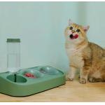 Ceramic Automatic Cat Feeder Dry Wet Depart For Cats for sale